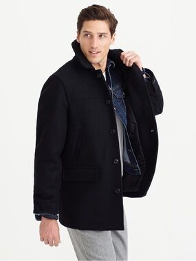 J Crew University Jacket Peacoat - Men’s